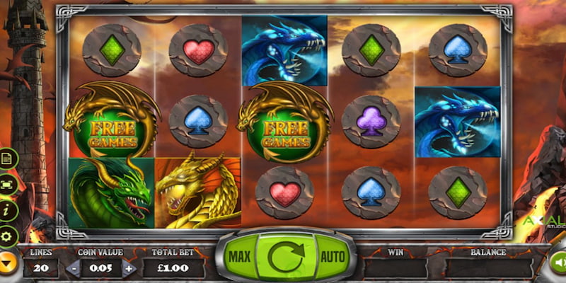 Dragon Slot được hình thành dựa trên cốt truyện nói về ba anh em Rồng hình số 8